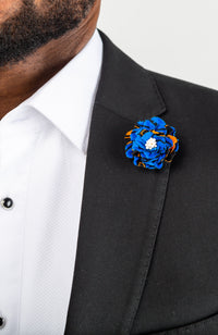 Ankara Necktie and Bow Tie Set - African Men's Wear Tie Set 5 Pieces - ELIJAH