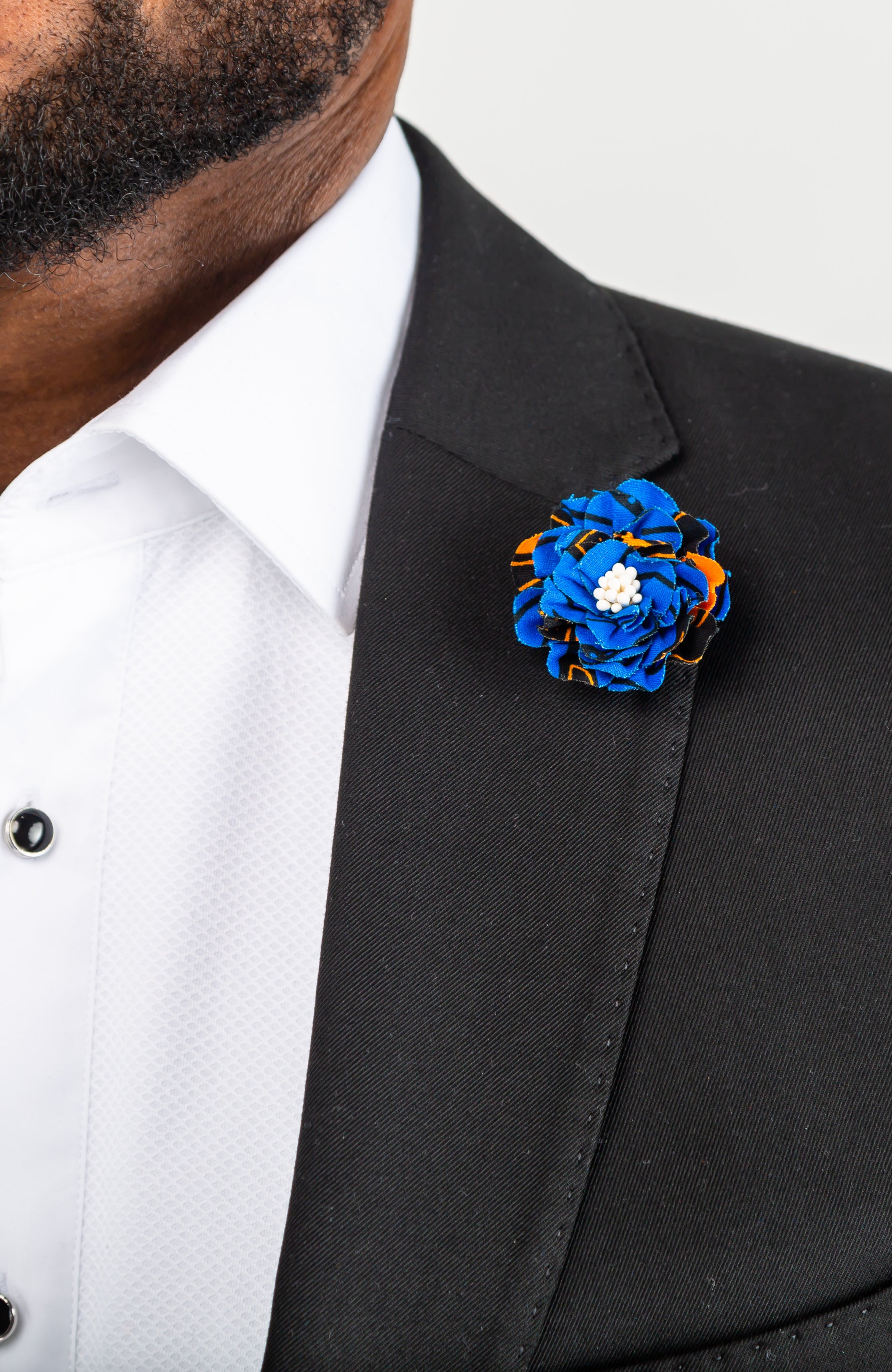 Ankara Necktie and Bow Tie Set - African Men's Wear Tie Set 5 Pieces - ELIJAH
