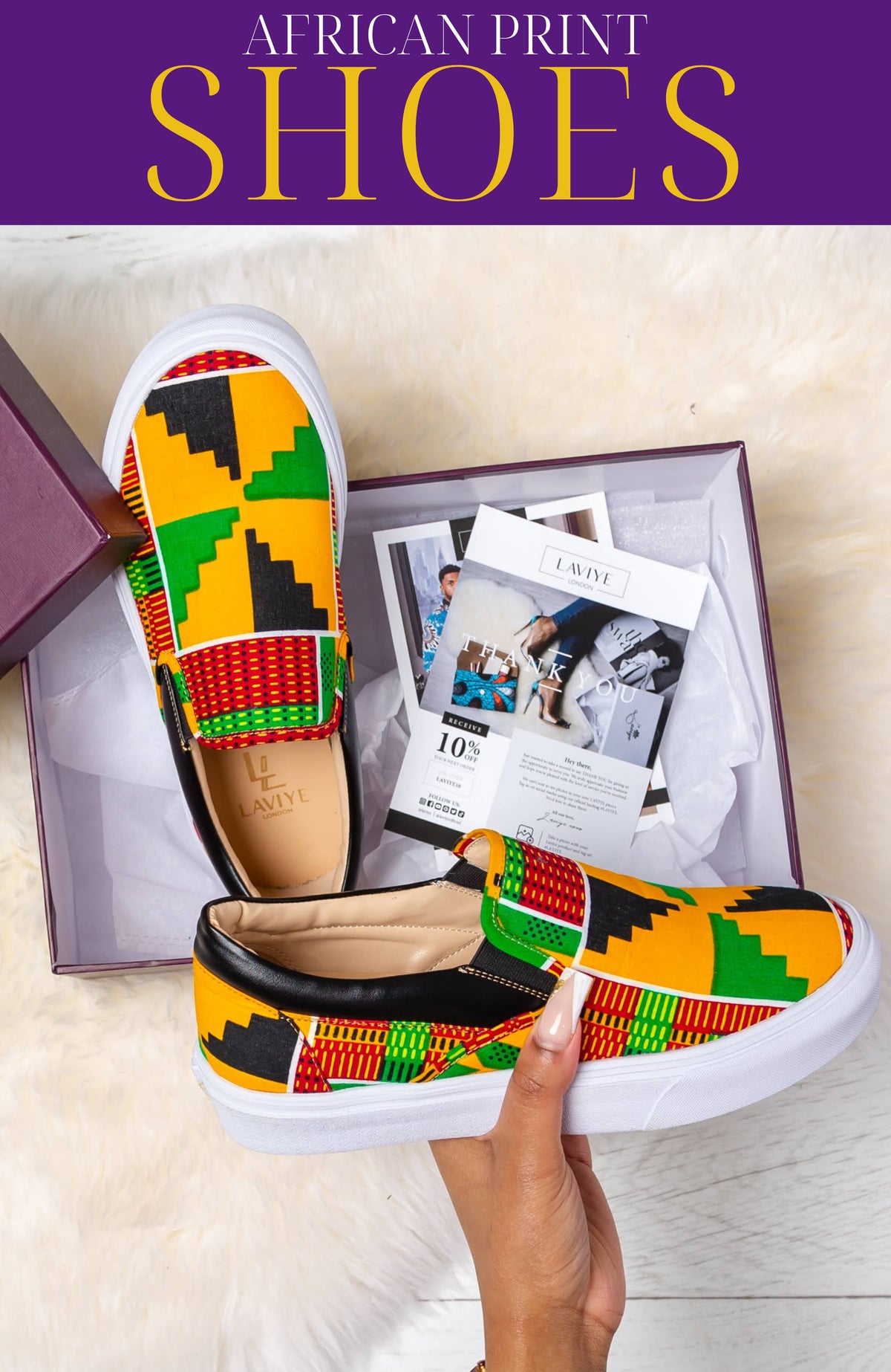 African Print Shoes