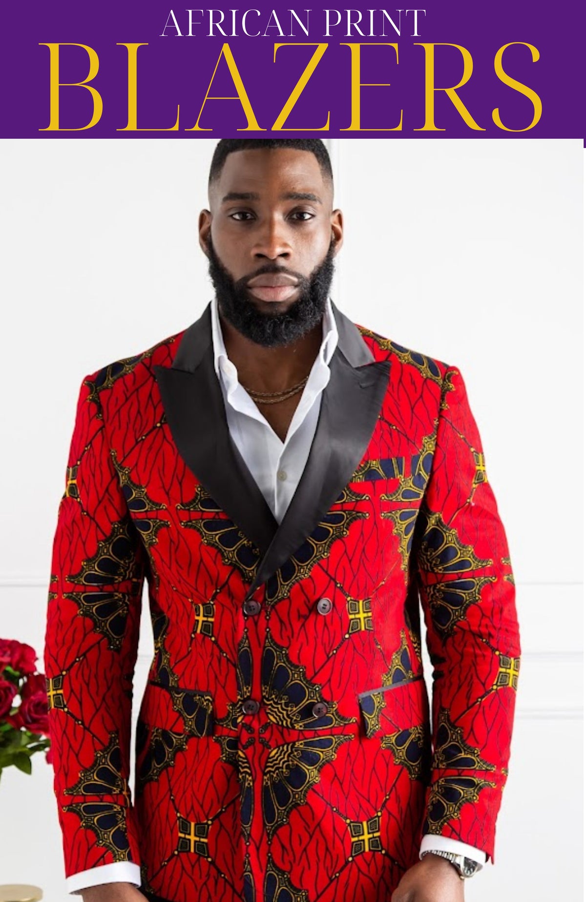 African Mens Blazer