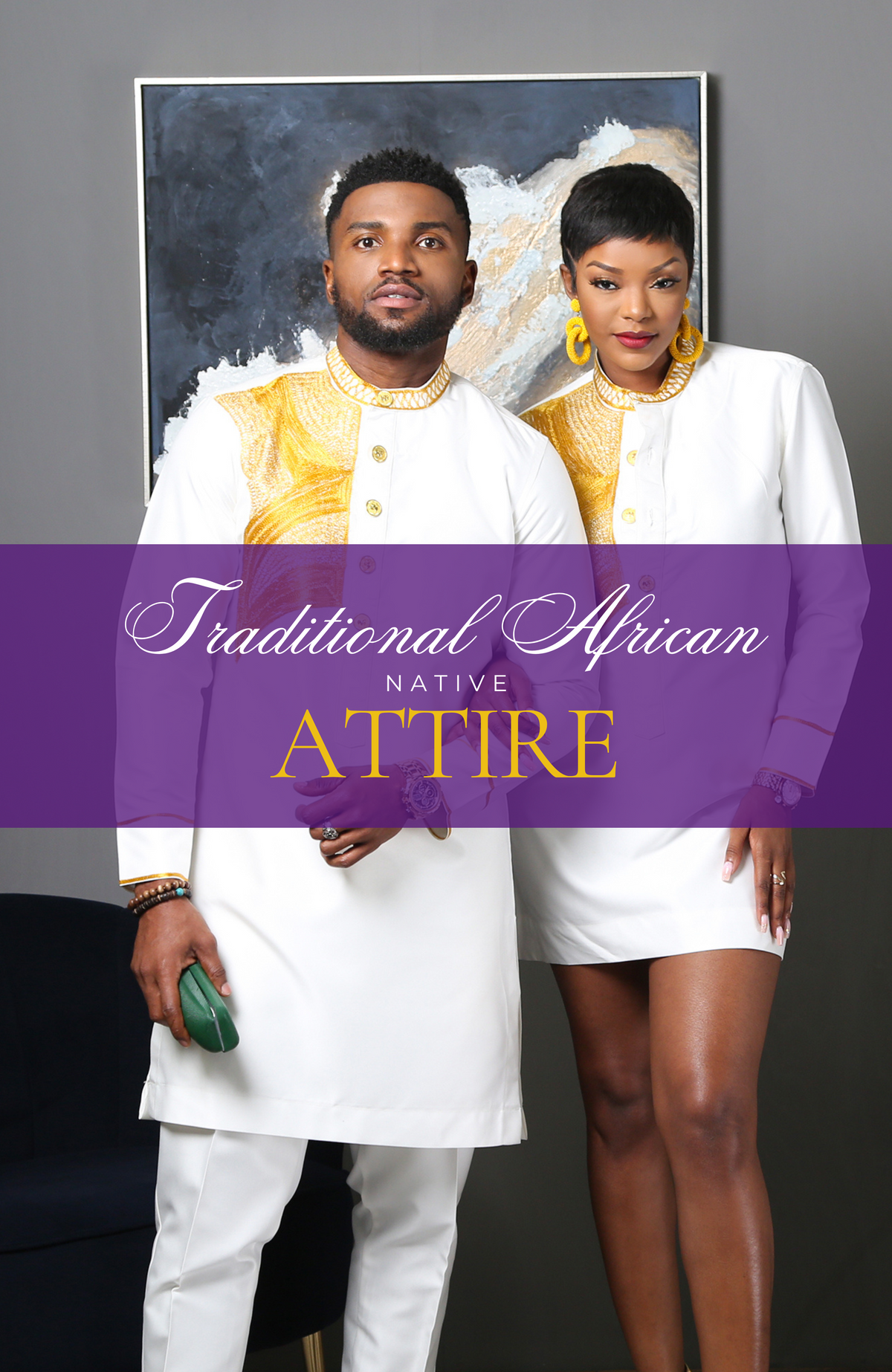 African Native Attire | Custom-Made Embroidered Traditional Outfits