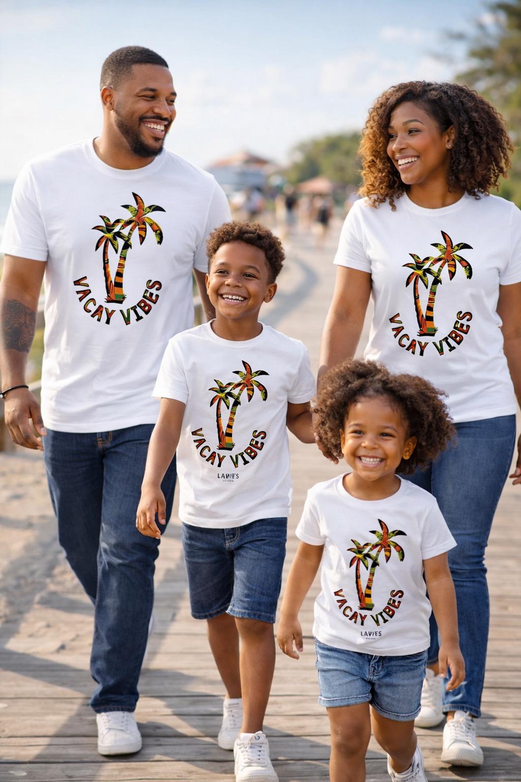 African-Inspired Matching Family T-Shirts & Couples Tees