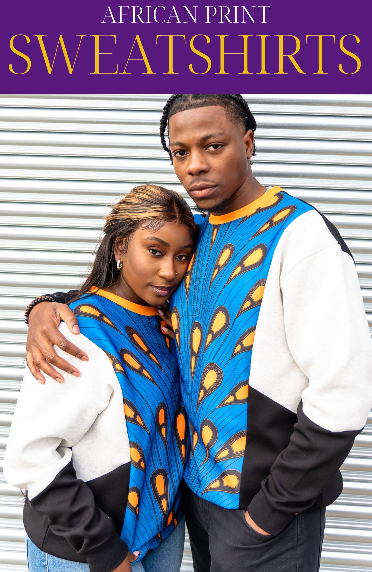 African Print Sweatshirts