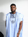 Men's African Two-Piece Set – Embroidered Tunic and Tailored Trouser Set