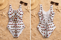 3 Piece African Print Swimwear Set - Bathing Suit with Kimono & Headtie - UYO