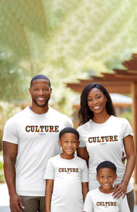 Boy's Kente Unisex African Print Culture Slogan T-shirt | KUMASI