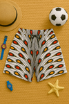 Little Boys’ White Ankara Swim Trunks | African Print Kids’ Swimwear – UYO