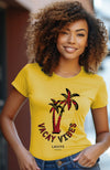 Vaycay Vibes Mustard African Print Short Sleeve T-Shirt Unisex | CALABAR