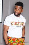 Men's African Print Culture Slogan T-shirt Unisex | KUMASI