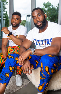 Men's African Print Culture Slogan T-shirt Unisex | KUMASI