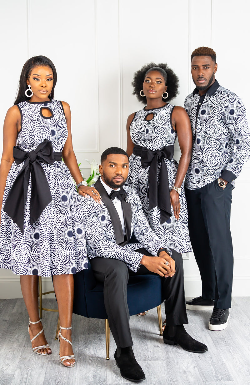 African Shirts for Men | Mens African Shirt - Mens Long-sleeve Polo - Alexander