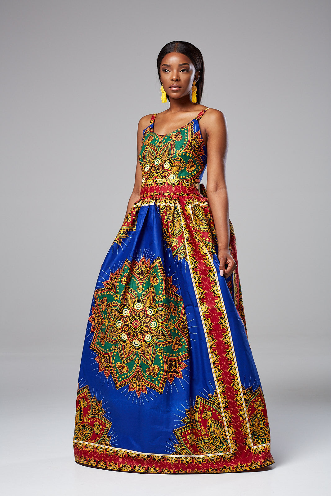 african inspired maxi dress
