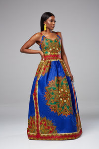 african inspired maxi dress
