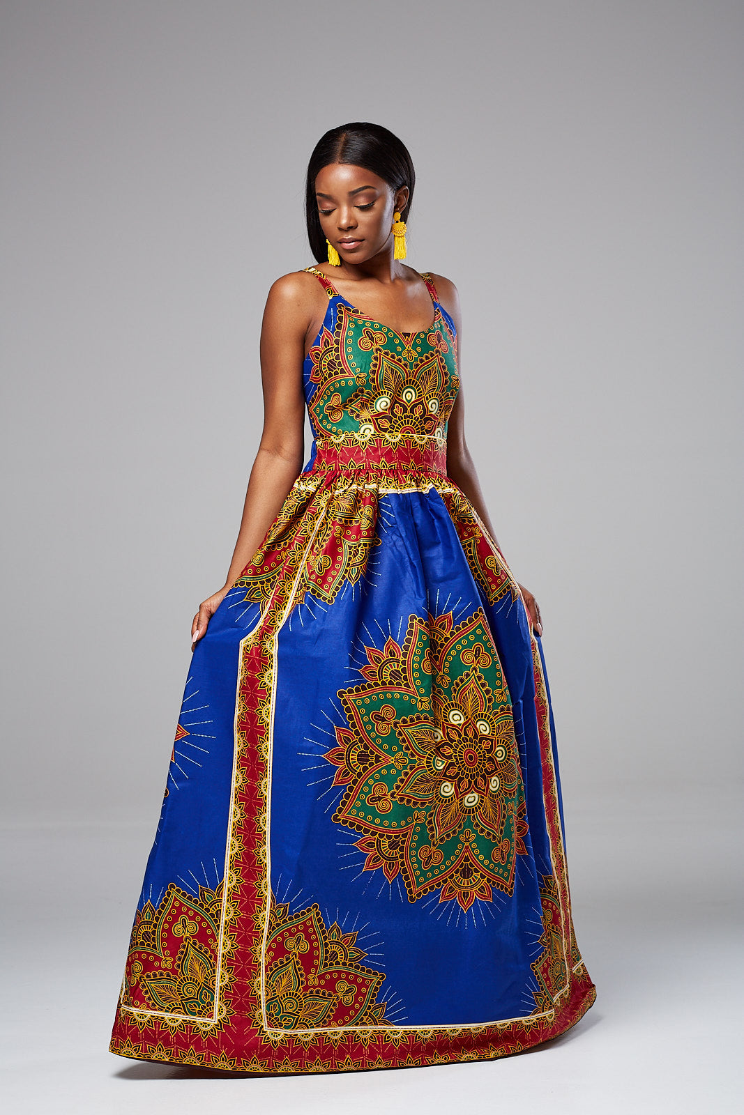 african inspired maxi dress