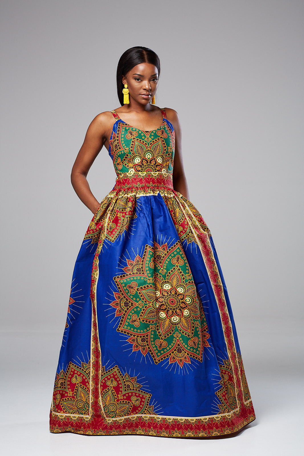 african inspired maxi dress