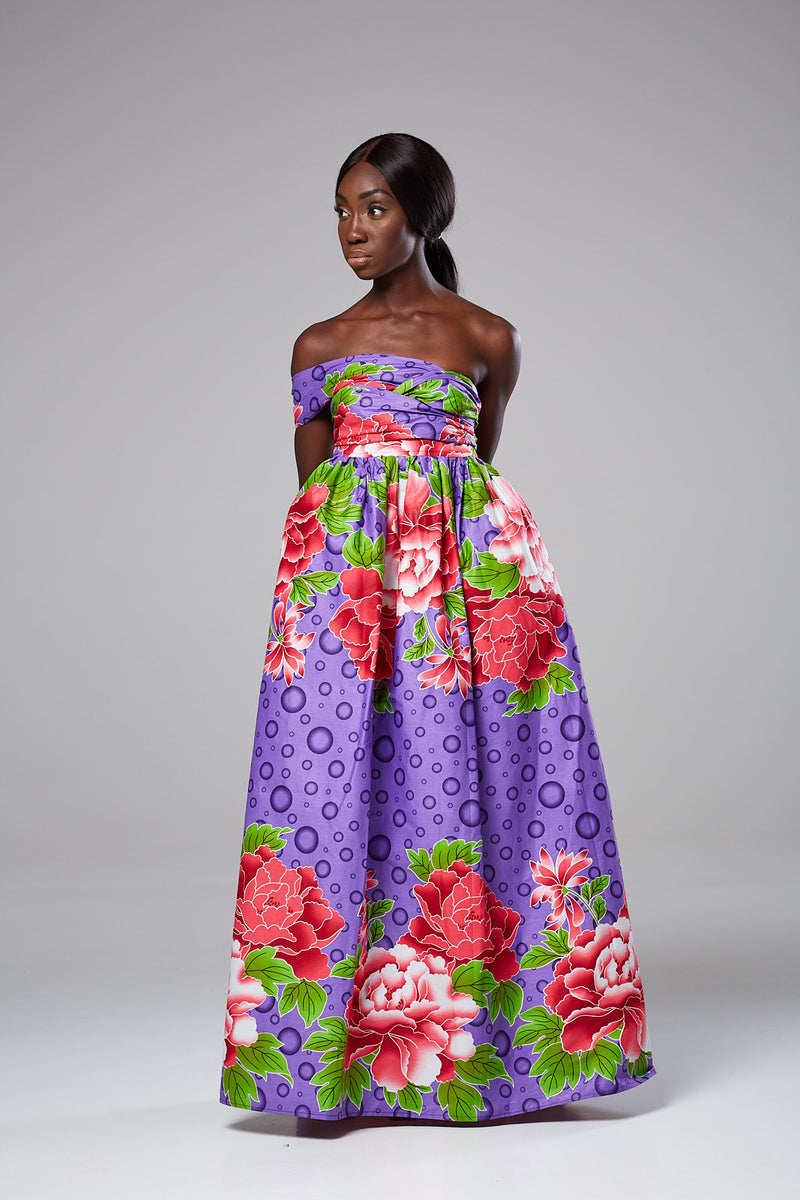 african maxi dress 