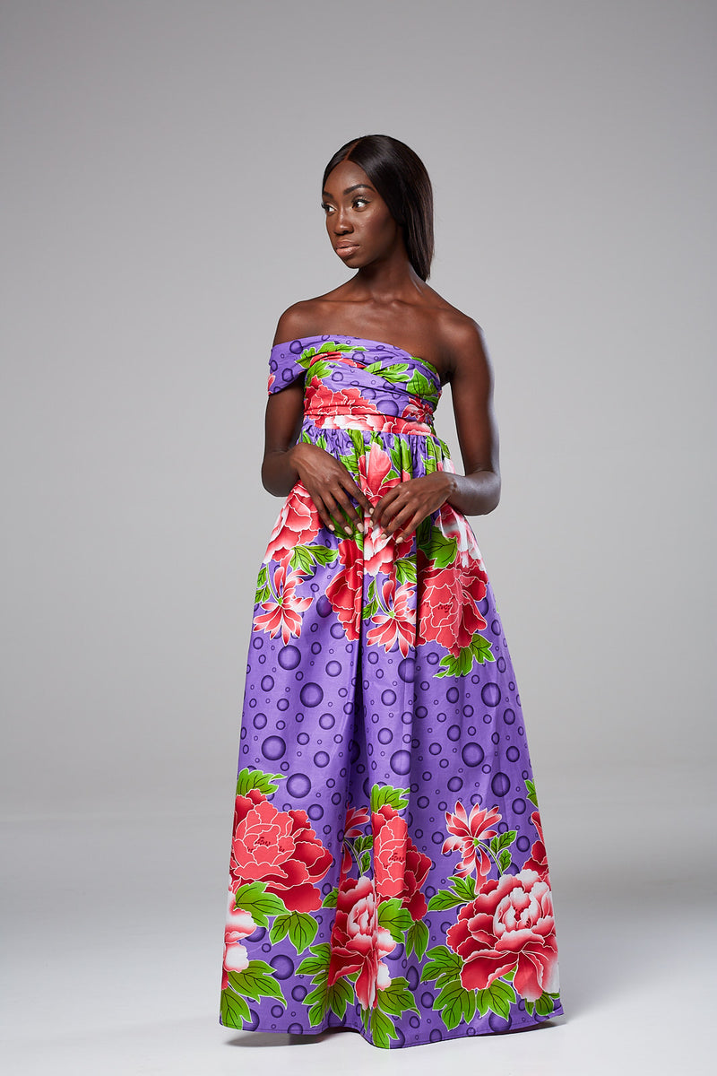 african maxi dress 