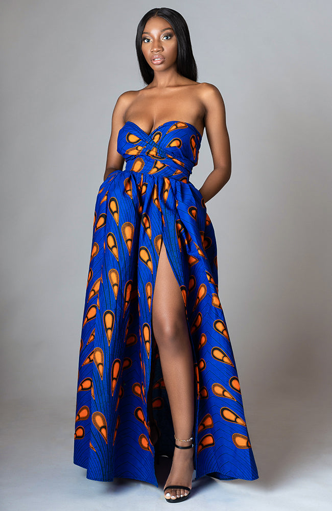 african print maxi dresses