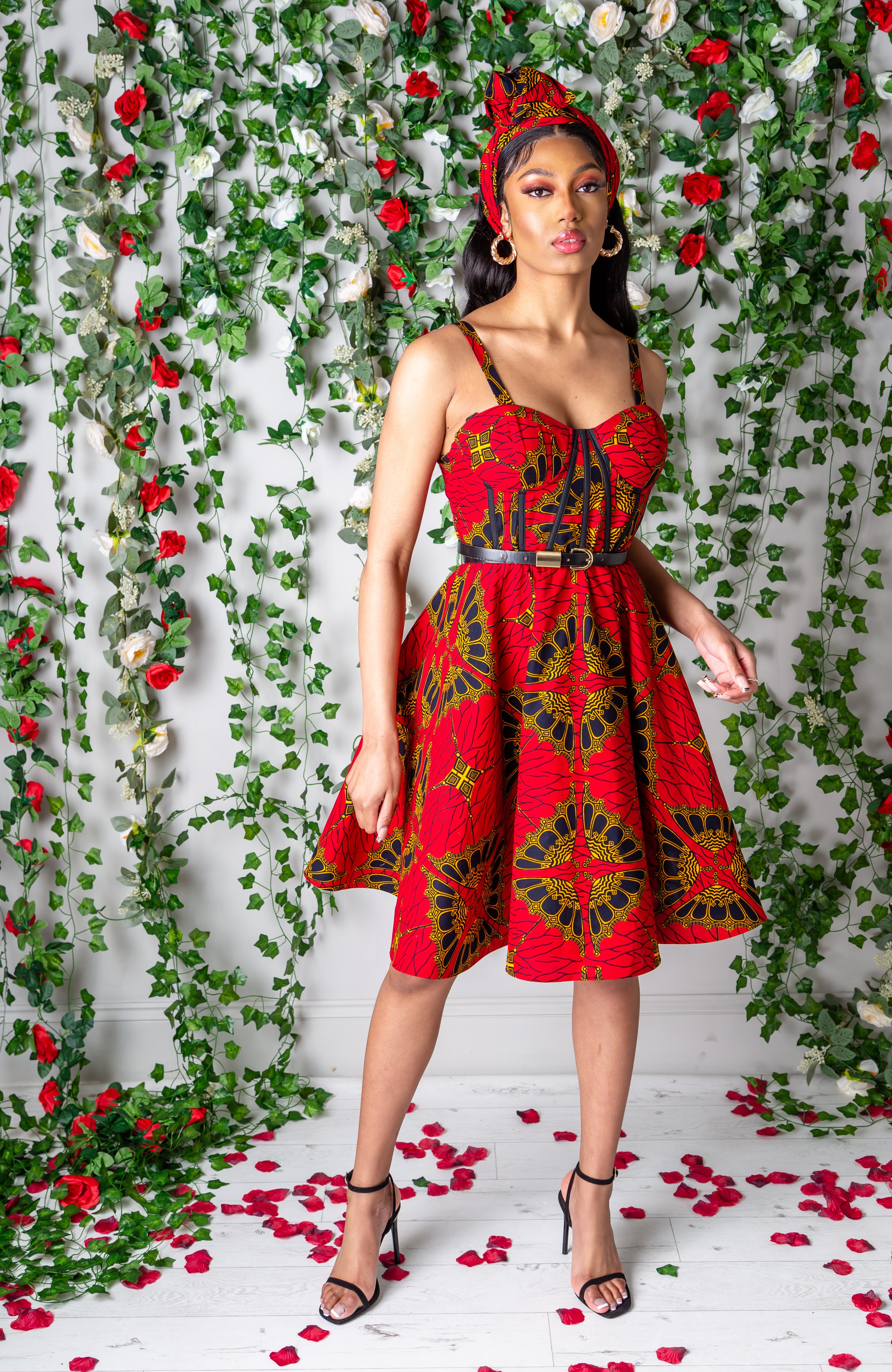 flare gown ankara styles
