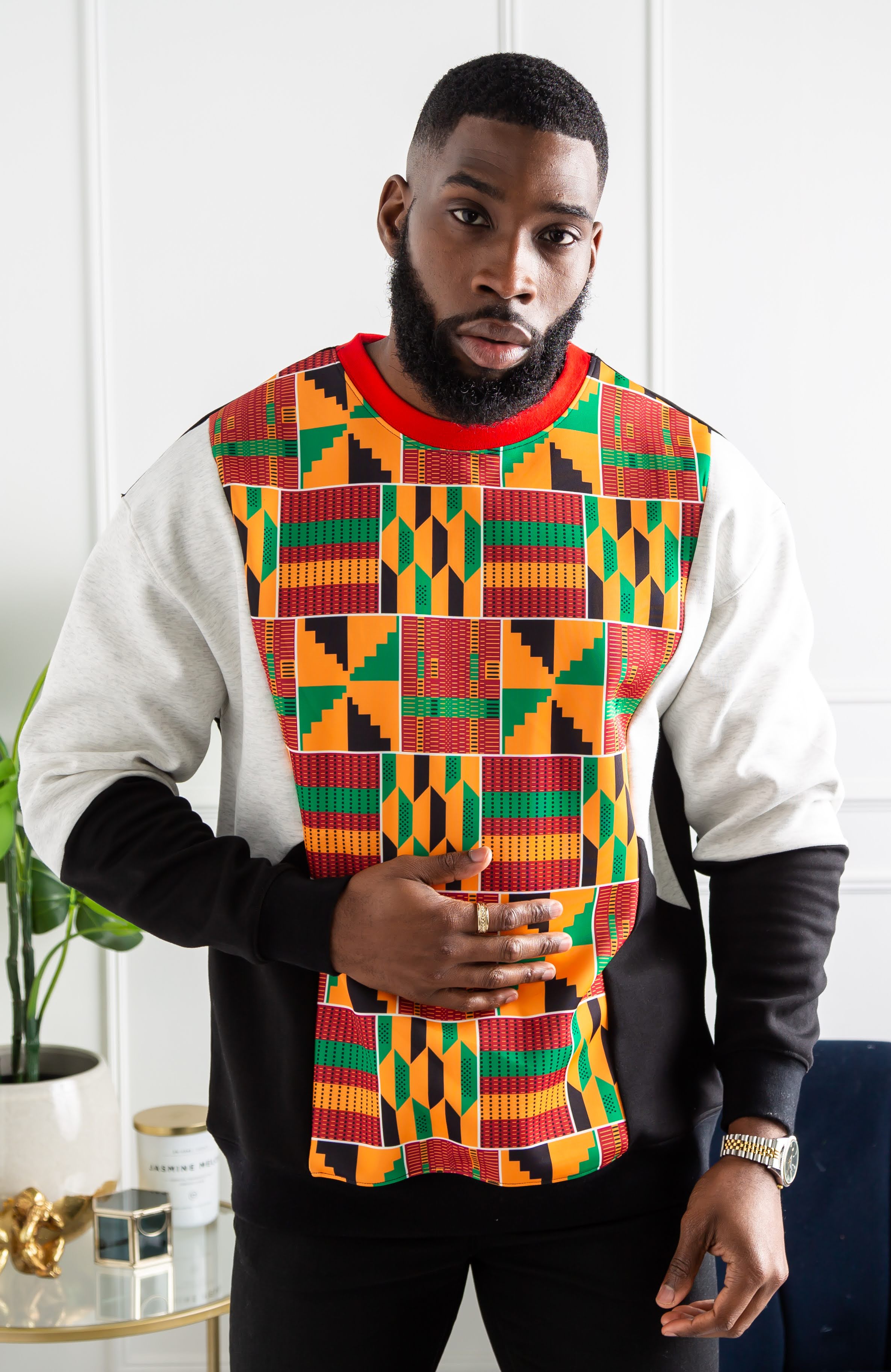 African print cheap sweaters