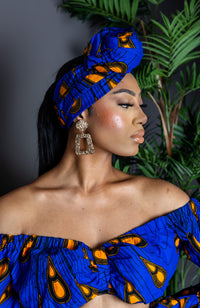 Ankara Wax Print Headwrap - ELLA