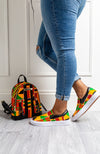 African Print Women Backpack - Stylish African Kente Backpack - KENYA