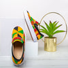 LAVIYE Men's Casual African Print Ankara Slip-on Sneakers Shoes Trainer- KUMASI