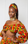 Traditional Kente African Print Headwrap - KENYA