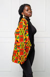 Tailored Fit Shawl Collar | Unisex African Print Blazer - KENYA