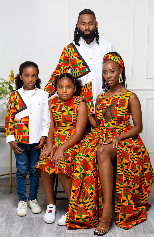 Mother Daughter Matching African Outfits African Print Mommy Me LAVIYE