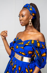 Ankara Wax Print Headwrap - ELLA