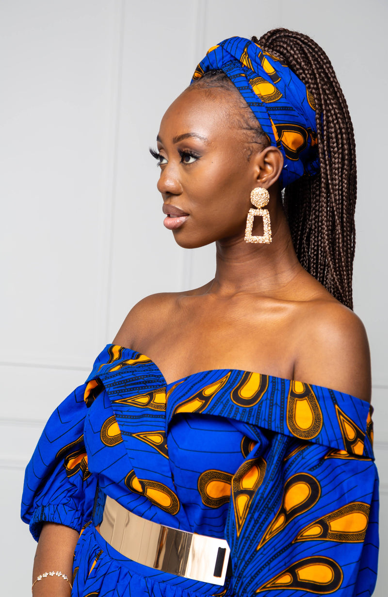 Ankara Wax Print Headwrap - ELLA