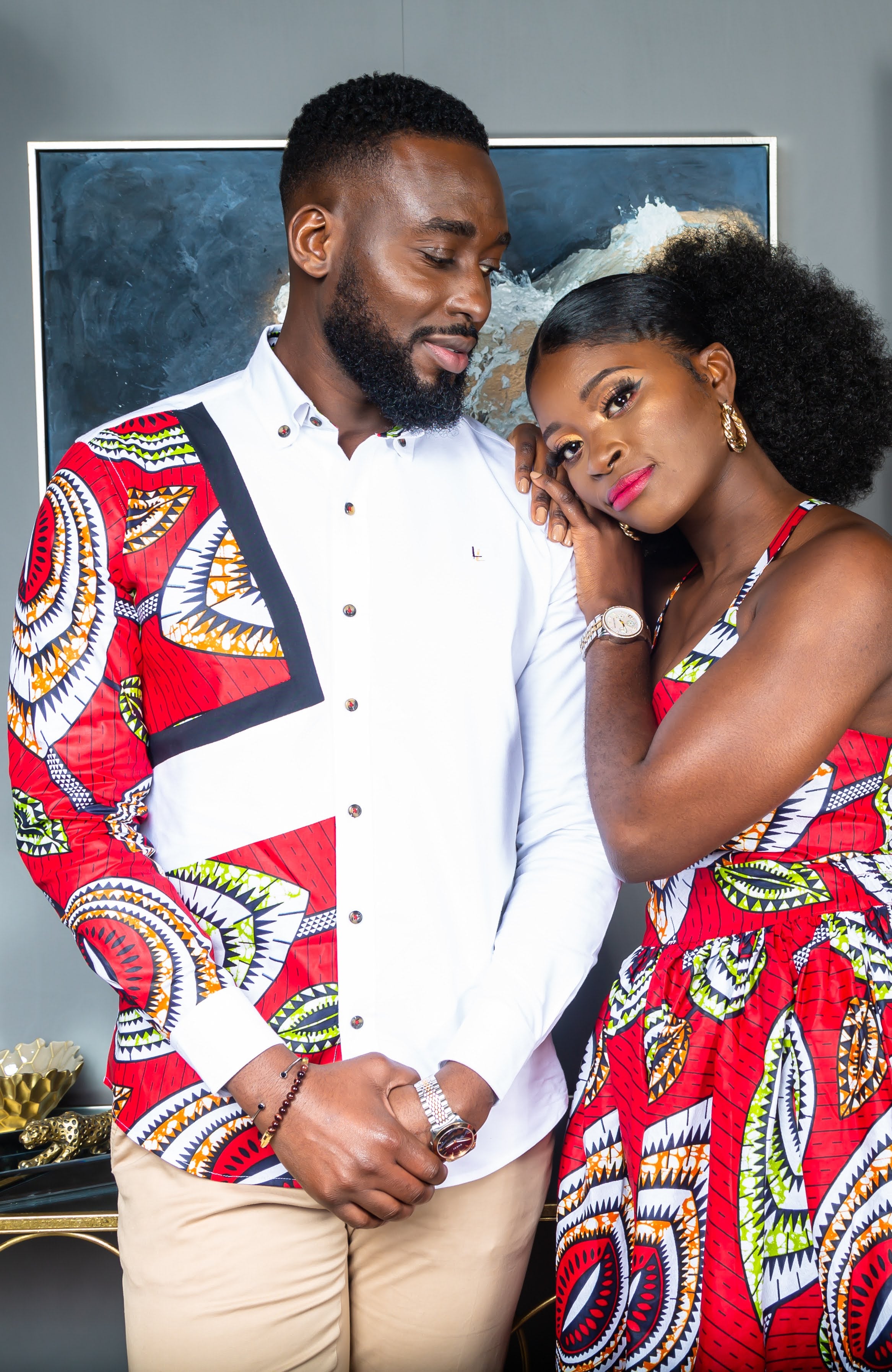 African Wax Print Crossback Sleeveless Maxi Dress - AMIRA