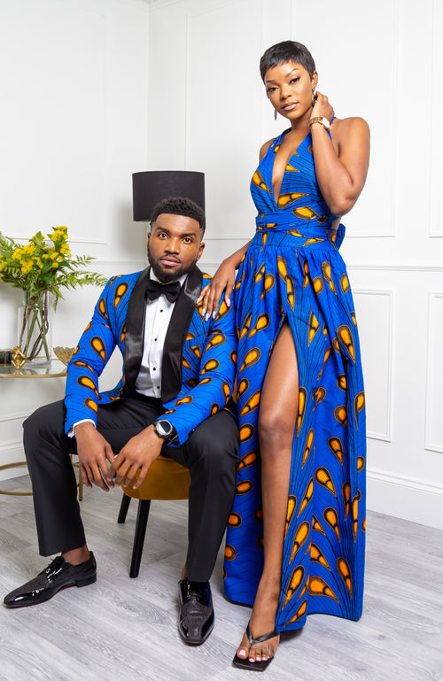 Ankara Couple matching Outfit  South african traditional dresses