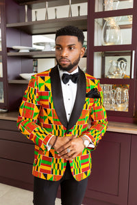 African Print Blazers For Men L'AVIYE