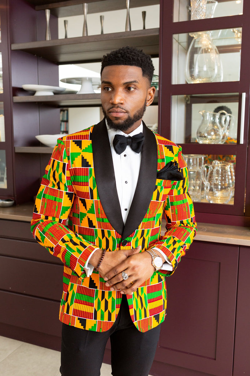 African Print Blazers For Men L'AVIYE