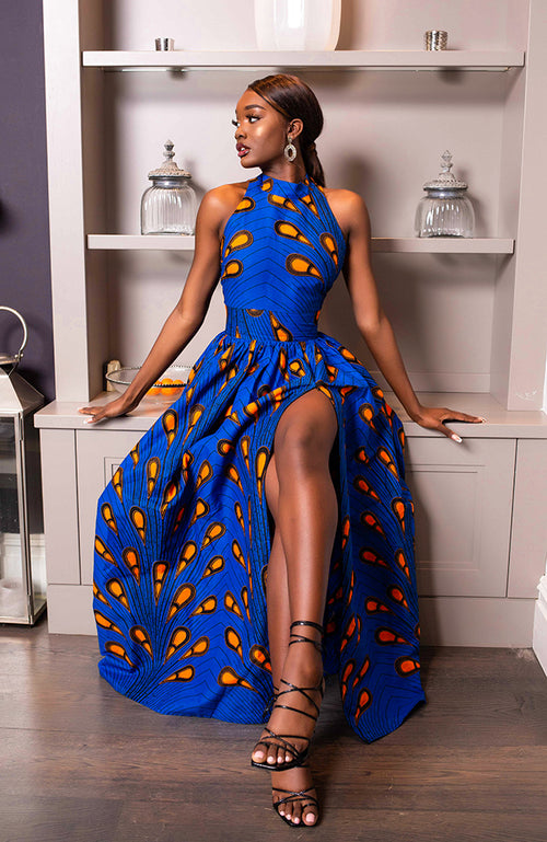 NURU African Print Women's Dress