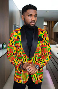 African Print Blazers For Men L'AVIYE