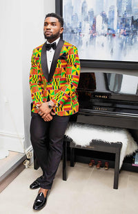 African Print Blazers For Men L'AVIYE