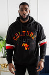 Men's Kente Africa Map Hoodie | Ankara Culture Slogan Hoodie | KUMASI