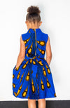 Girl's Occasion Dress | Turtleneck African Print Dress for Girls - ELLA