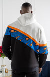 Men's Ankara Hoodie | Asymmetric Stripe Ankara Hoodie | ENUGU