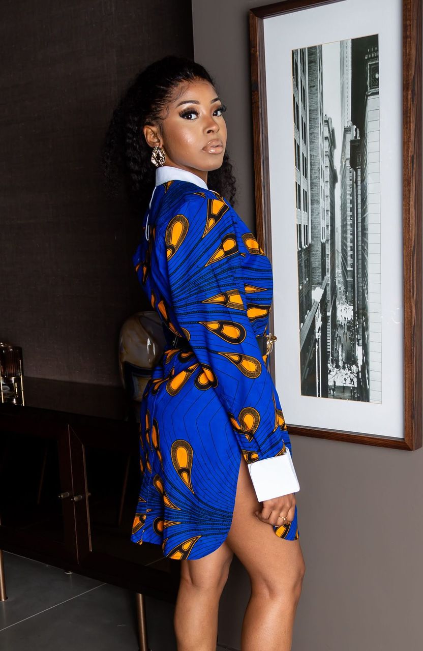 african dress tops designs Moli African Print Women's Top