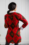 Womens African Dress Shirt | Unisex Etibo Style Long Sleeved Shirt - CORDELIA
