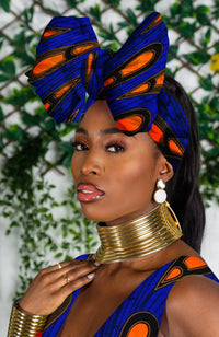 Ankara Wax Print Headwrap - ELLA