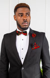 African Print Necktie and Bow Tie Set | Ankara Tie Set 5 Pieces - CHARLES