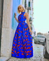 African Wax Print Maxi Dress L'AVIYE