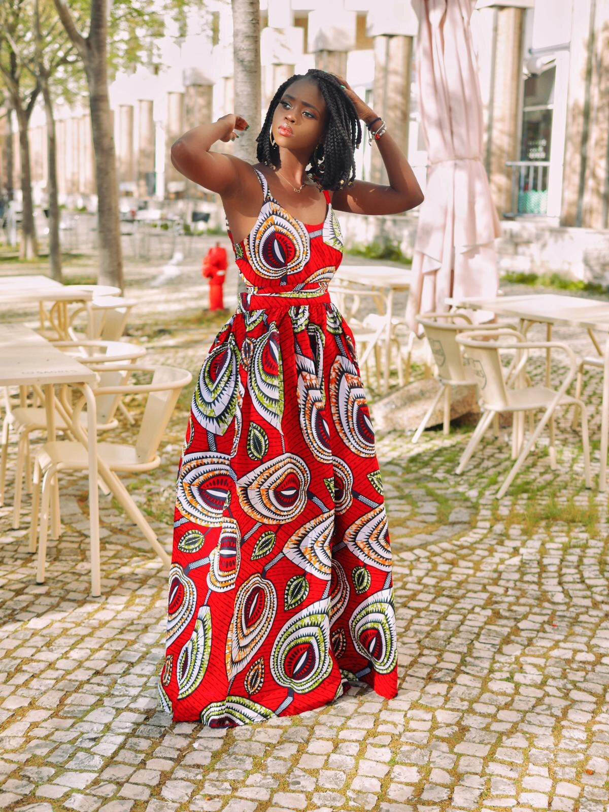 Laviye african print dress