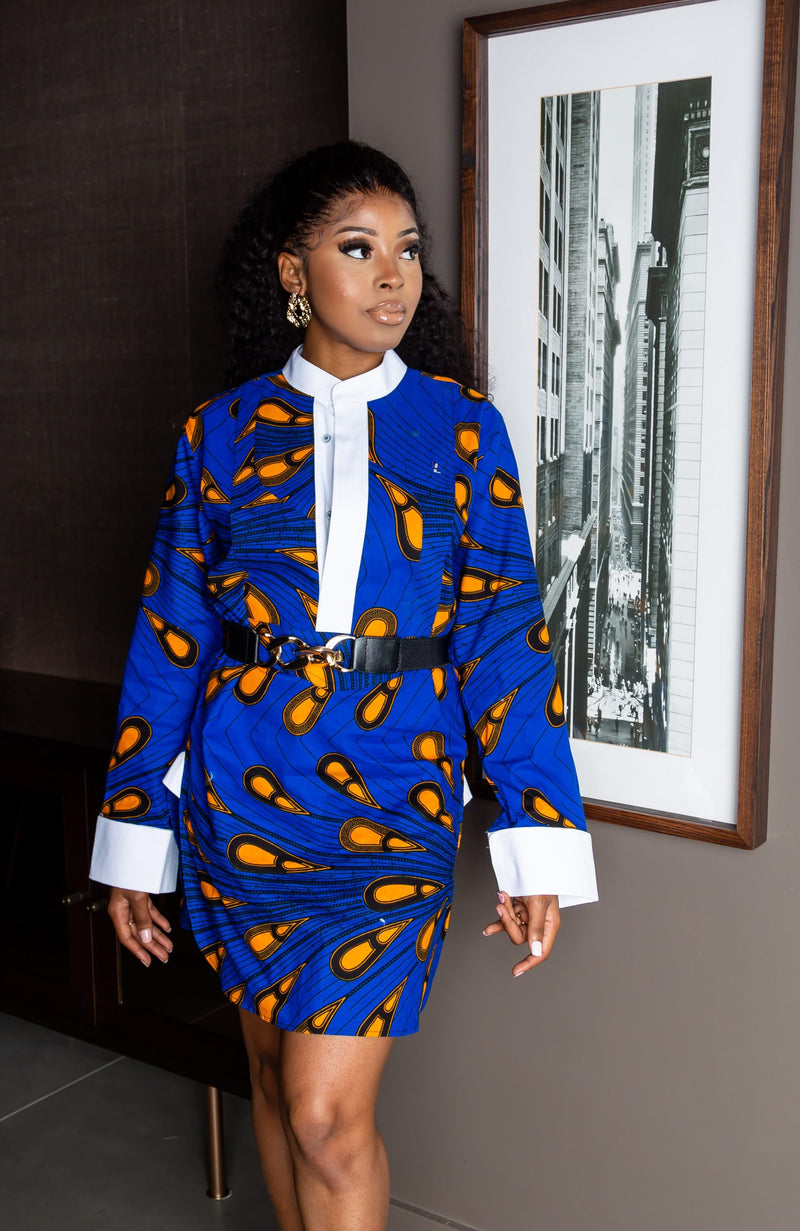 African Dress Shirt for Womens | Unisex Etibo Long Sleeved Shirt African Dress Shirt for Womens | Unisex Etibo Long Sleeved Shirt